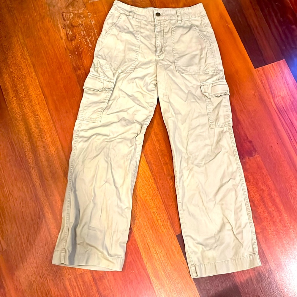 Full Tilt size small lightweight khaki wide leg cargos